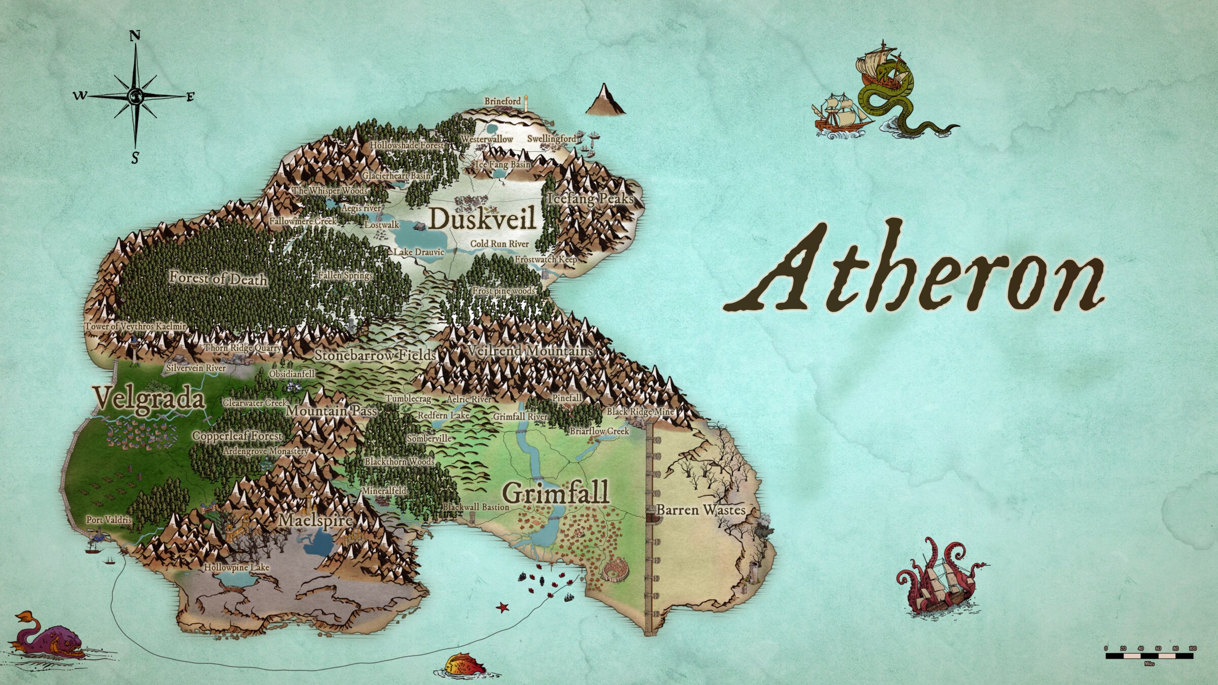 Map of Atheron